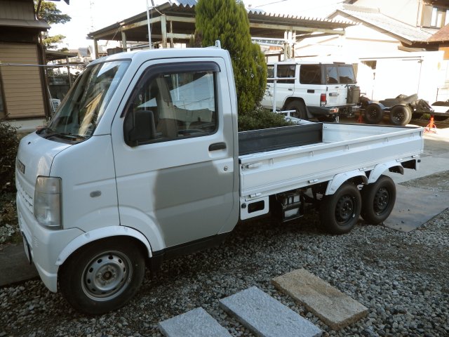 軽トラック改６輪車